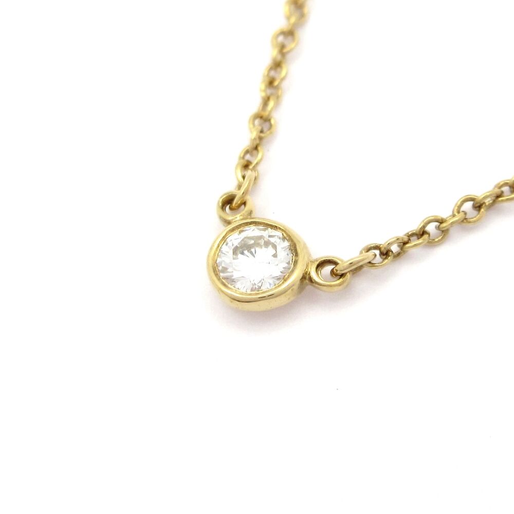 Tiffany & Co. By The Yard Necklace 18K Rose Gold Diamond